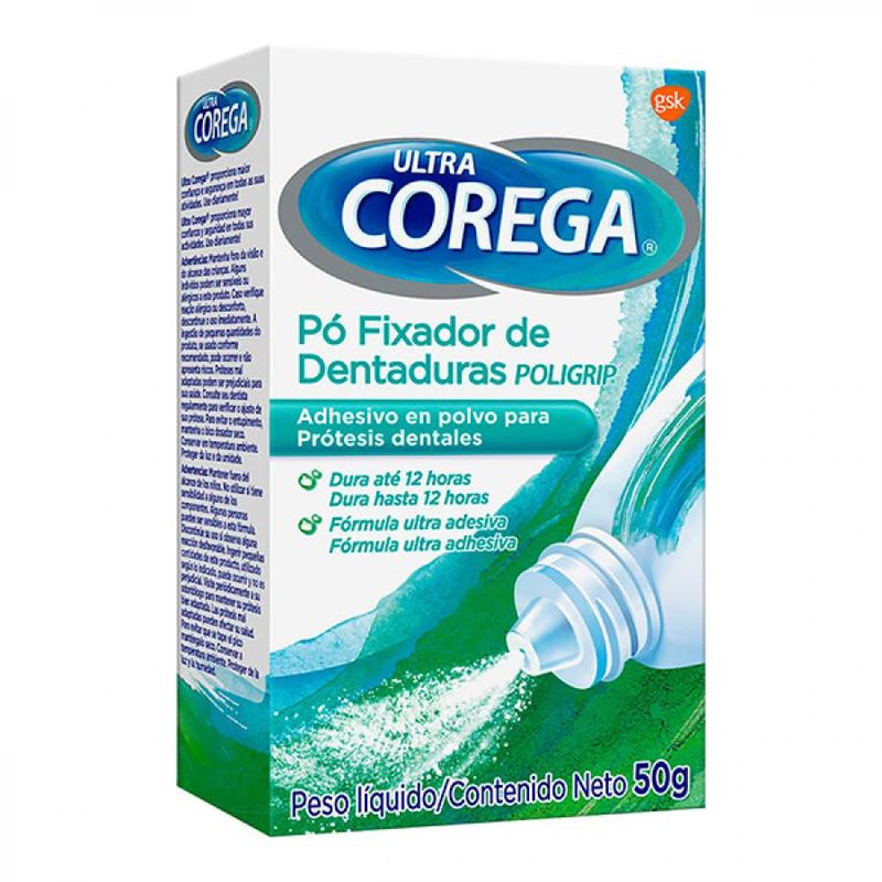 Corega-Ultra-Pó-Fixador-50g - Farmagora