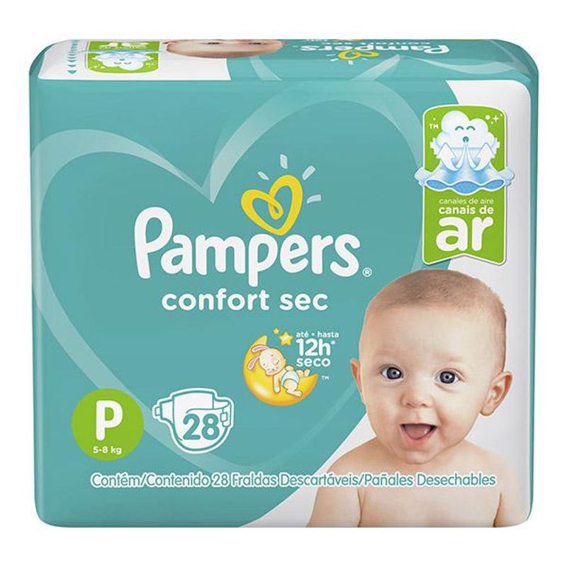 Fralda Pampers Confort Sec Pants P 24 unidades - Drogarias Pacheco