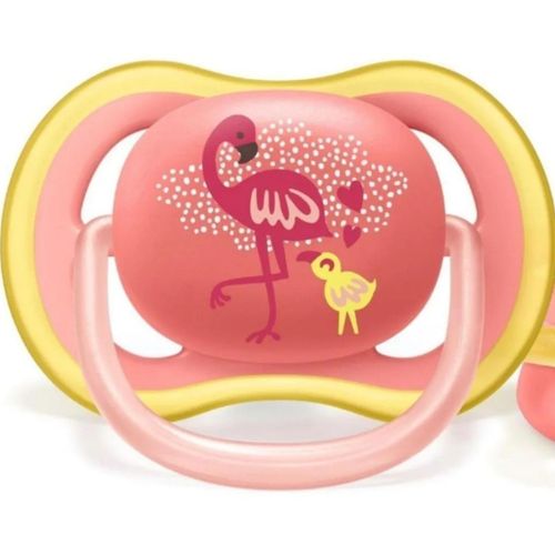 Chupeta-Avent-Ultra-Air-Com-1-6-18-Meses-Flamingo