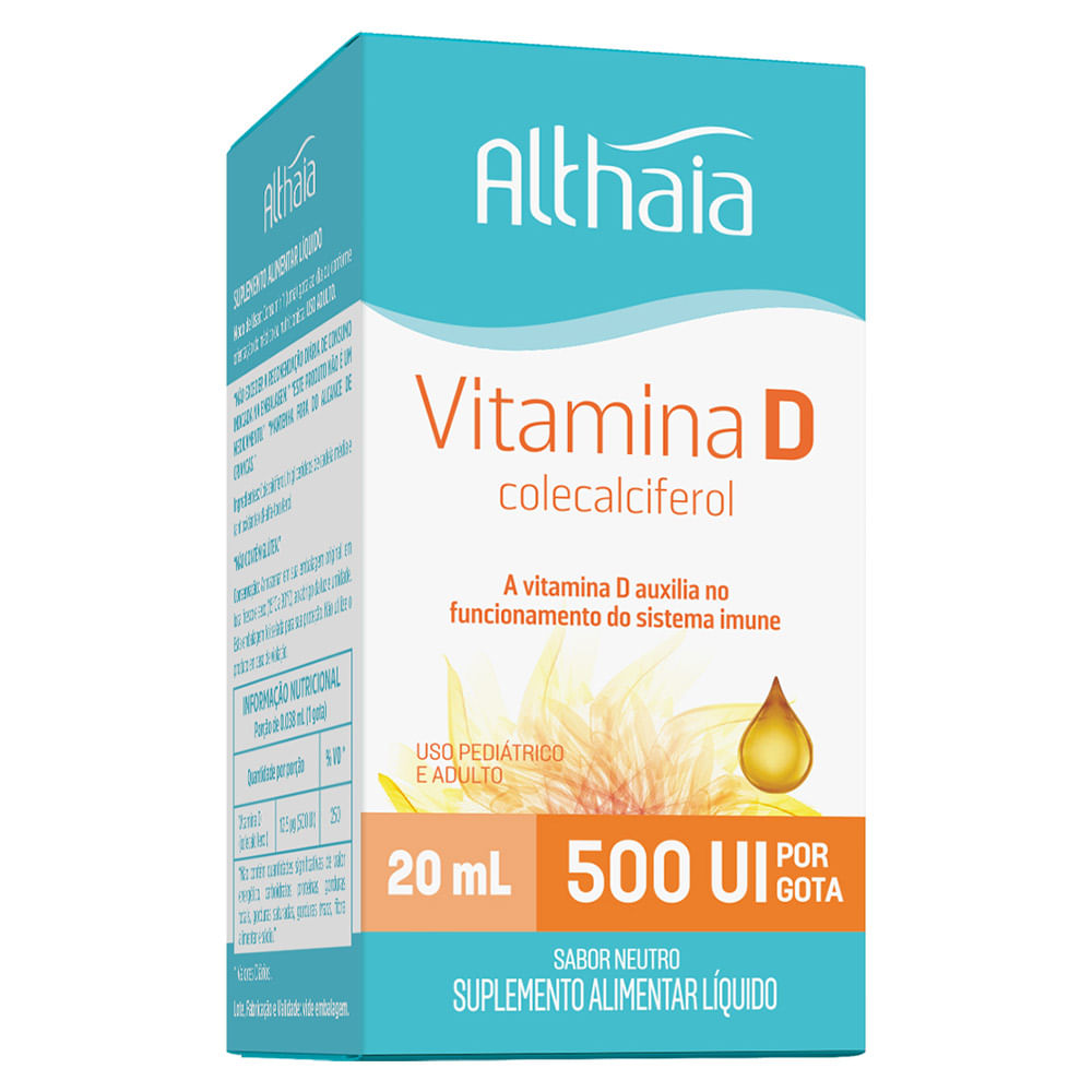 Vitamina D Althaia 20ml Gts 500ui/gt - farmagora