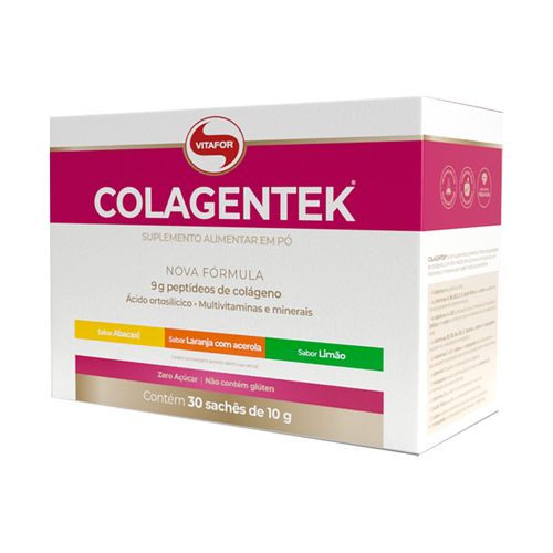Colagentek-Vitafor-Com-30-X-10-Gramas-Sache-Abacaxi-Laranja-Com-Acerola-Limao