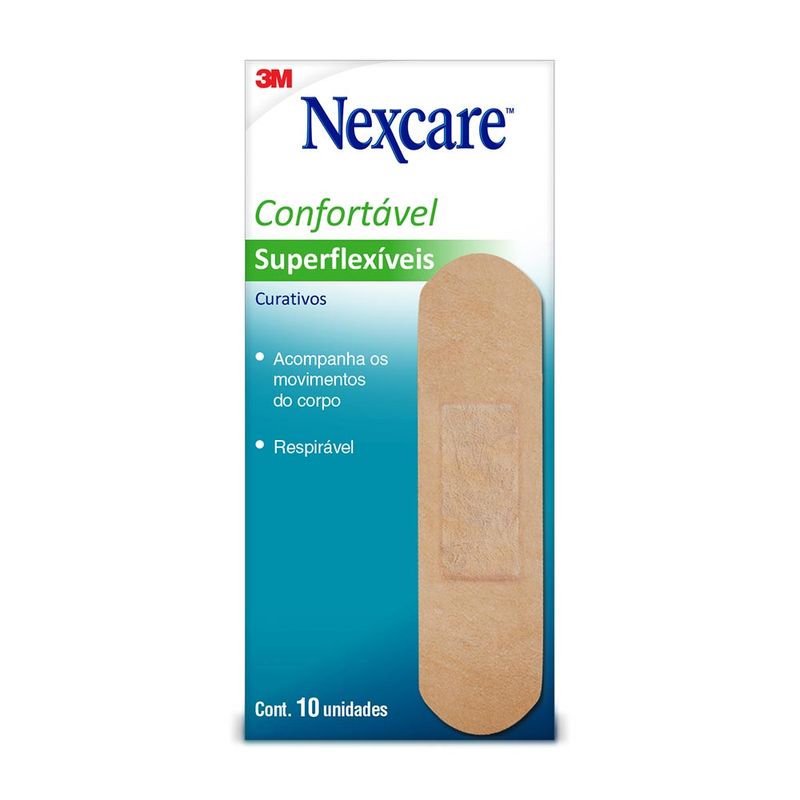 Curativos-3m-Nexcare-Superflexiveis-Com-10-Unidades