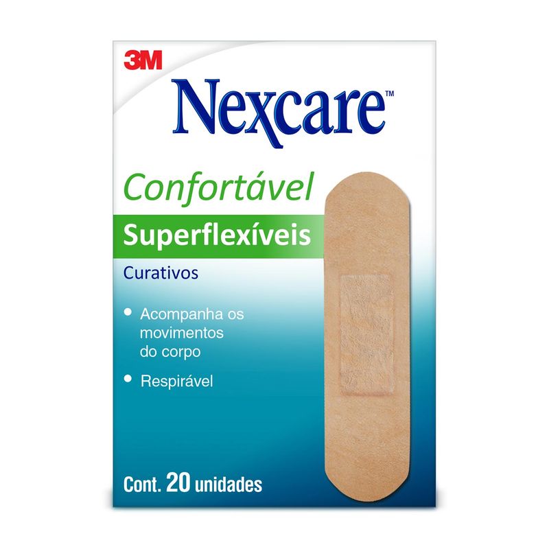 Curativos-3m-Nexcare-Superflexiveis-Com-20-Unidades