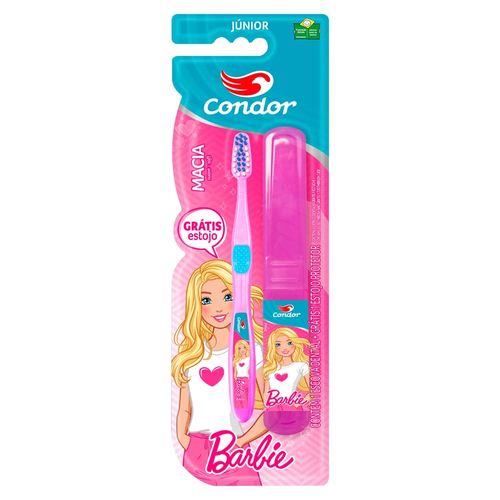 Escova-Dental-Condor-Barbie-Junior-Com-1-Gratis-Estojo-Especial