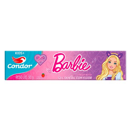 Gel-Dental-Condor-Barbie-Kids--50gr-Morango