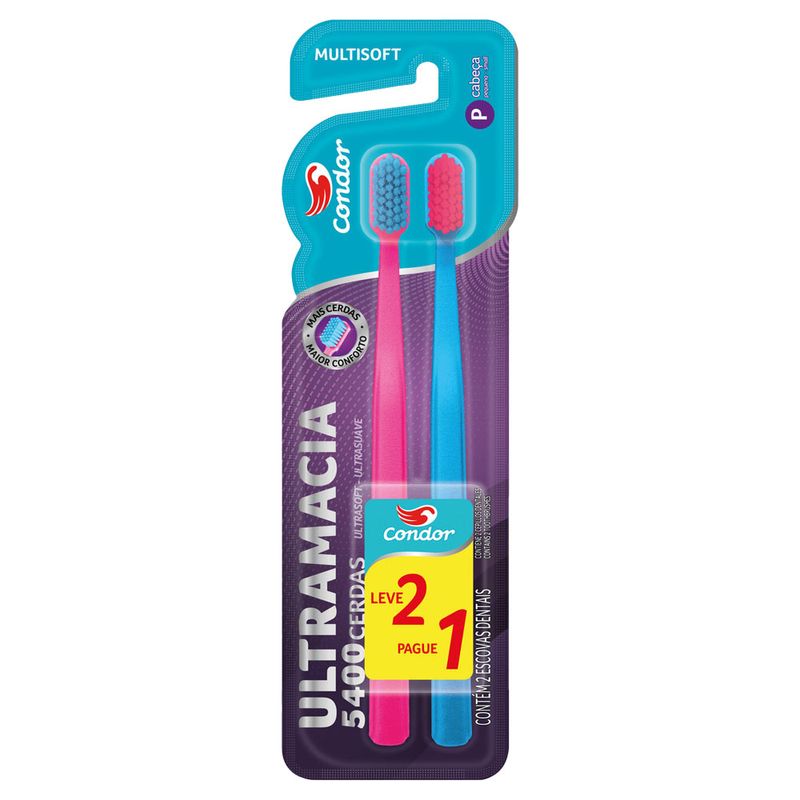 Escova-Dental-Condor-Leve-2-Pague-1-Multisoft-Ultramacia-Especial Escova-Dental-Condor-Leve-2-Pague-1-Multisoft-Ultramacia-Especial