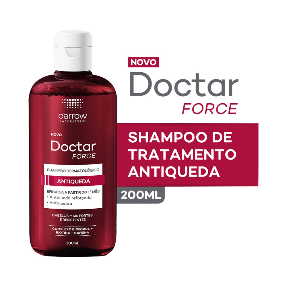 Shampoo Antiqueda Doctar Force 200ml - Farmagora