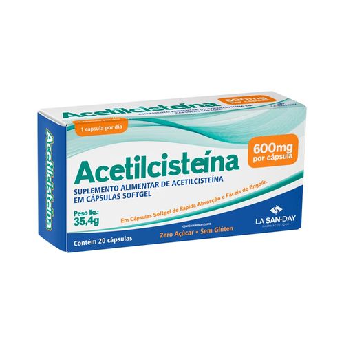 Acetilcisteina-Lasanday-Com-20-Capsulas-600mg