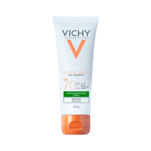 Vichy-Capital-Soleil-Uv-purify-40gr-Fps70-Antioleosidade