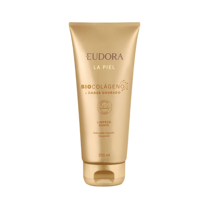 Sabonete-Liquido-Eudora-La-Piel-200ml-Ambar-Dourado