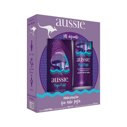 Shampoo-creme-Tratamento-Aussie-180ml-236ml-Mega-Moist-Especial