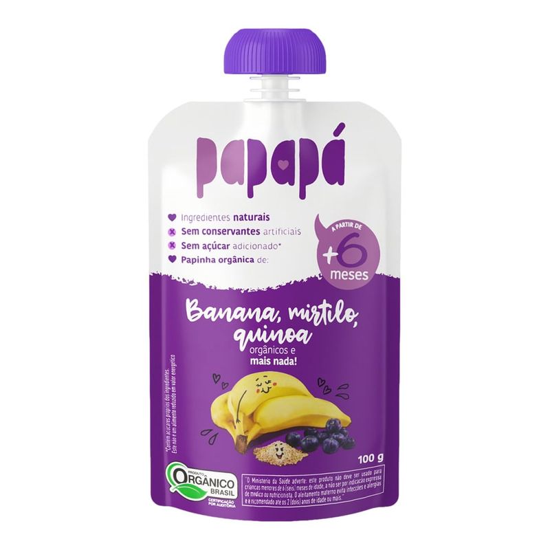 Papinha-Papapa-100gr-Banana-Mirtilo-E-Quinoa Papinha-Papapa-100gr-Banana-Mirtilo-E-Quinoa