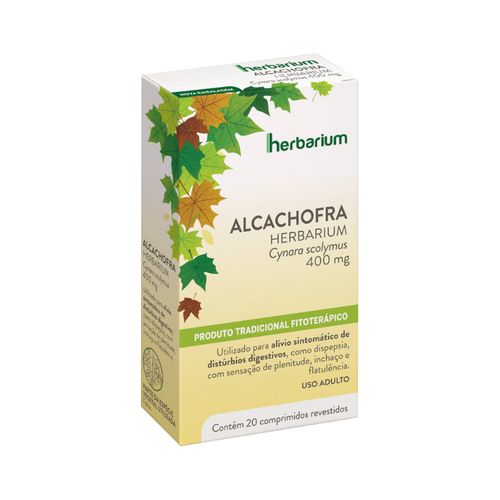 Alcachofra-Herbarium-Com-20-Comprimidos-Revestidos-400mg