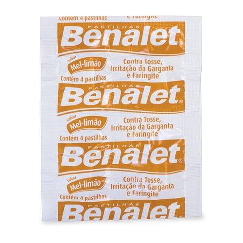 Benalet-Com-4-Pastilhas-Sabor-Mel-E-Limao