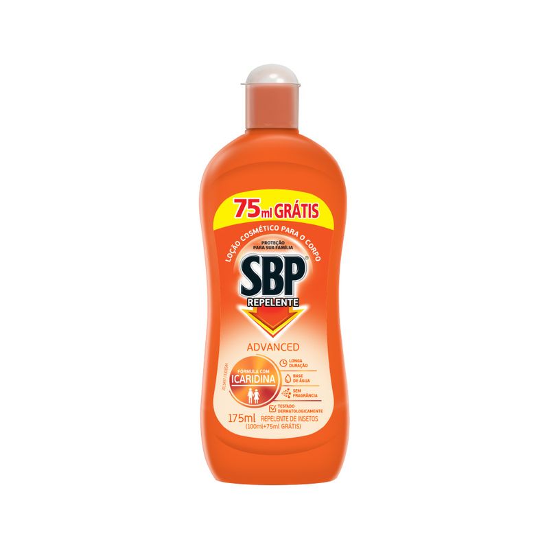 Repelente-Sbp-Advanced-100ml-Locao-Gratis-75ml-Promocional