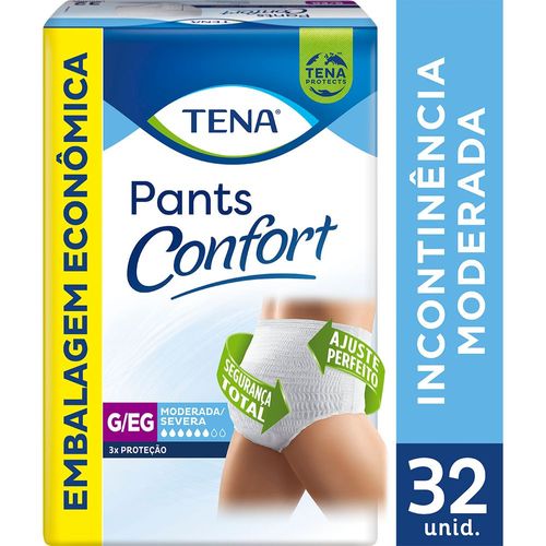 Roupa-Intima-Tena-Pants-Confort-G-eg-32-Unidades