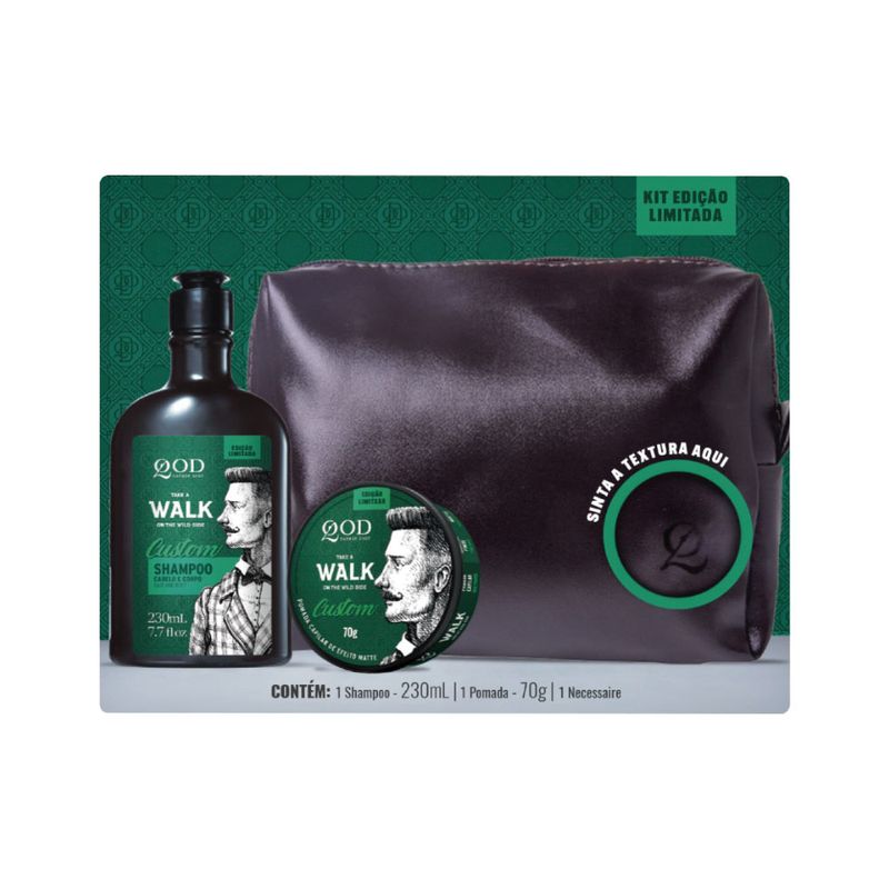 Shampoo-Barber-Shop-Walk-Custom-Qod-230ml-70gr-Pomada-necessaire