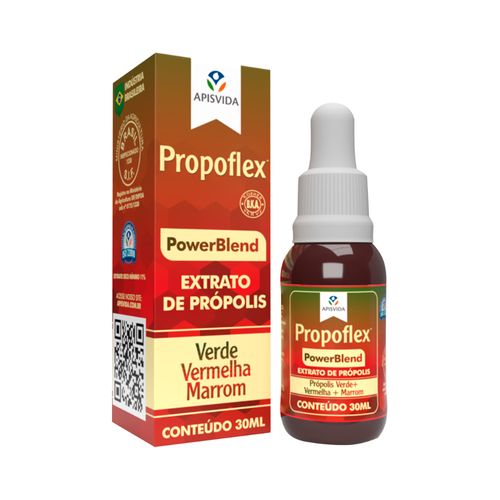 Propoflex-Power-Blend-30ml-Gotas-Extrato-De-Propolis-Verdevermelha-E--Marrrom