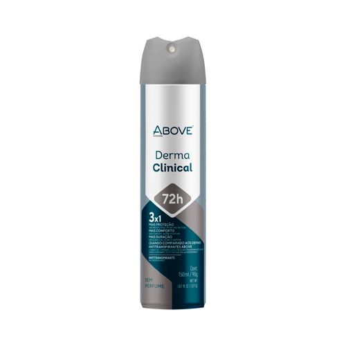 Desodorante-Above-Unissex-Dermaclinical-150ml-Aerosol-Sem-Perfume