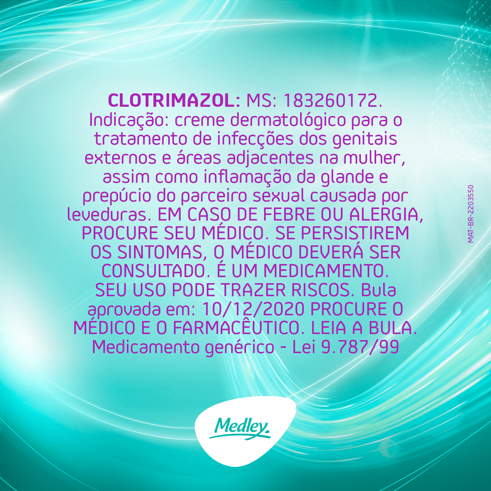Clotrimazol Medley Creme 20g - farmagora