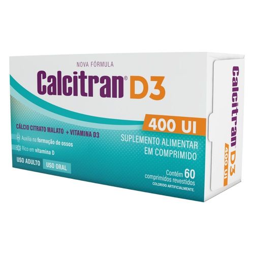 Calcitran-D3-Com-60-Comprimidos-400ui