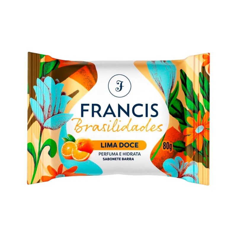 Sabonete Francis Barra Brasilidades 80gr Lima Doce - Farmagora