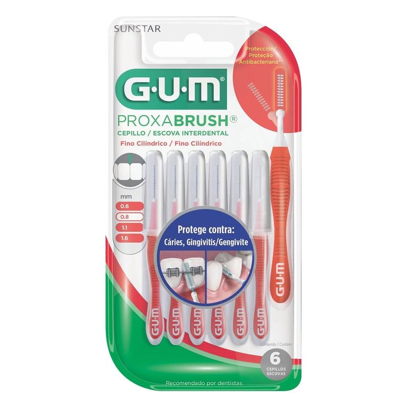 Escova-Interdental-Gum-Proxabrush-Fino-Cilindrico-6-Unidades