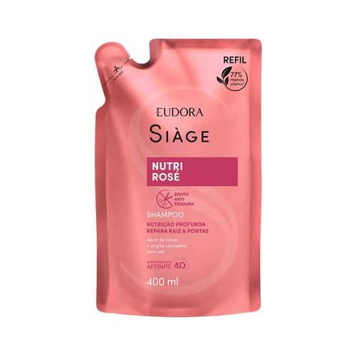 Shampoo-Siage-400ml-Nutri-Rose-Refil