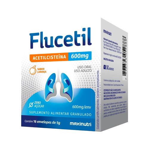 Flucetil-Com-16x5gr-Envelopes-600mg-Sabor-Laranja