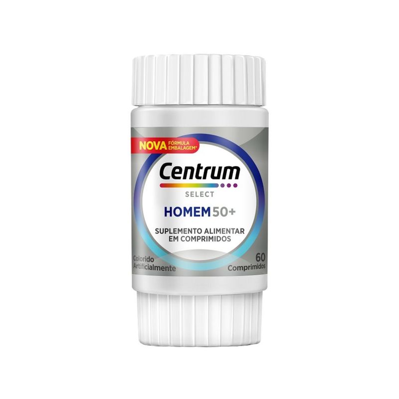 Centrum-Select-Suplemento-Vitama«nico-Homem-50---Vitaminas-De-A-A-Z--60--Comprimidos Centrum-Select-Suplemento-Vitama«nico-Homem-50---Vitaminas-De-A-A-Z--60--Comprimidos