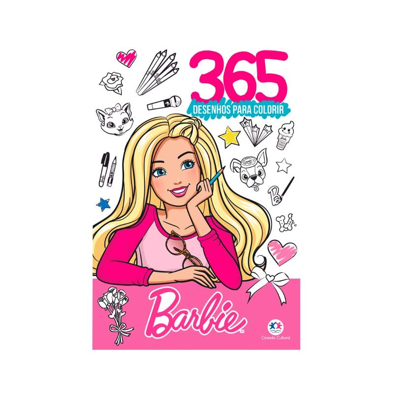 Desenho de Rosto de Barbie para colorir