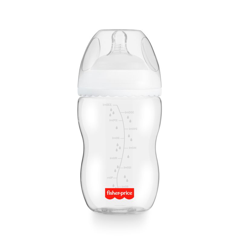 Mamadeira-Fisher-Price-First-Moments-330ml-Classica-Neutra