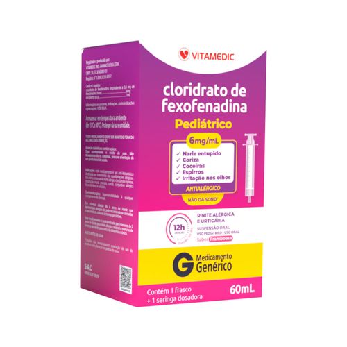 Fexofenadina-Vitamedic-60ml-Suspensao-Oral---Seringa-6mg-ml-Generico