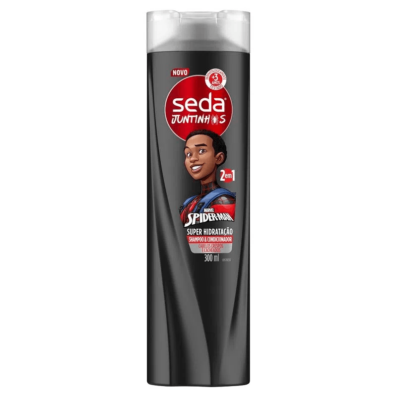 Shampoo-Seda-Juntinhos-300ml-Spider-man-Super-Hidratacao Shampoo-Seda-Juntinhos-300ml-Spider-man-Super-Hidratacao