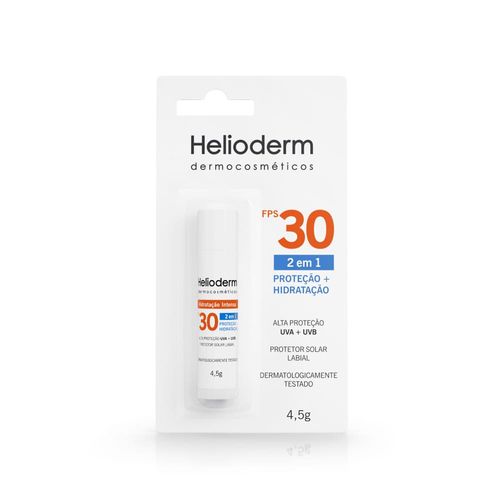 Protetor-Labial-Helioderm-Dermocosmeticos-45gr-Fps30-2-Em-1