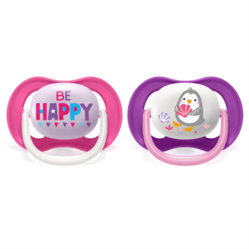 Chupeta-Avent-Com-2-Happy-pinguim-6-18-Meses