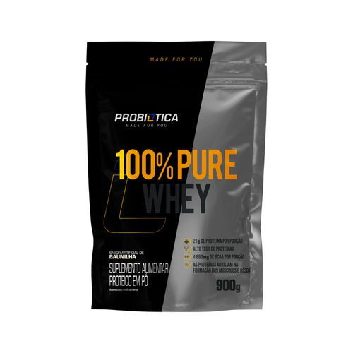 Suplemento-Probiotica-100--Pure-Whey-900g-Baunilha