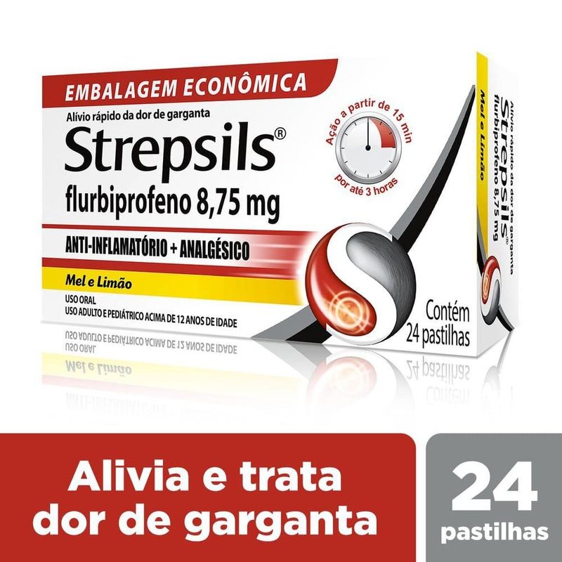 Pastilhas-Para-Garganta-Strepsils-Sabor-Mel-E-Limao---Caixa-24-Pastilhas