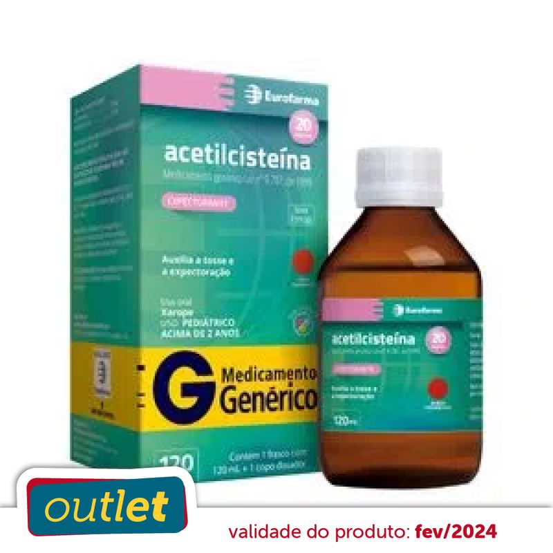 Acetilcisteina-Eurofarma-120ml-Xarope-Infantil-20mg-ml-Generico