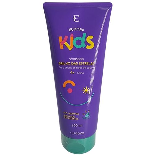 Shampoo-Eudora-Kids-200ml-Brilho-Das-Estrelas