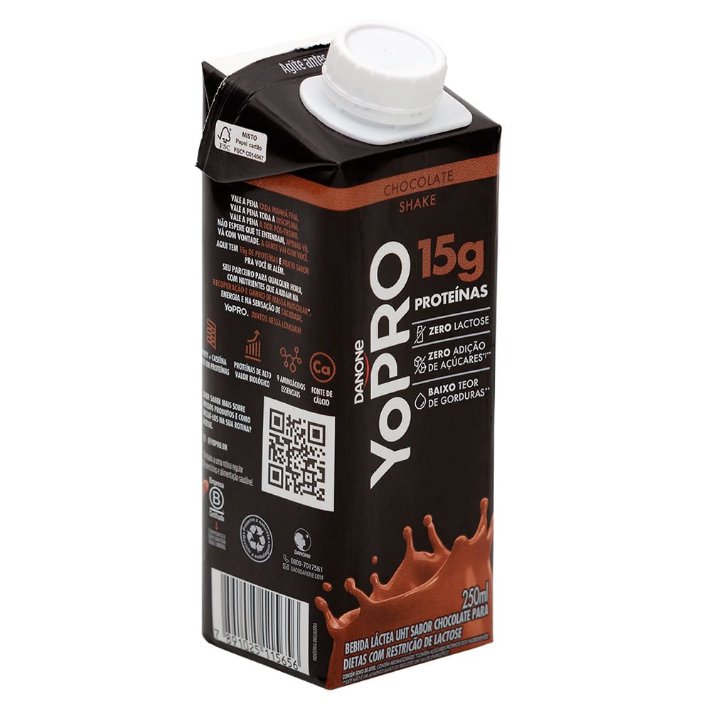 Yopro Bebida Lactea Uht Chocolate 15g De Proteinas 250ml - Farmagora