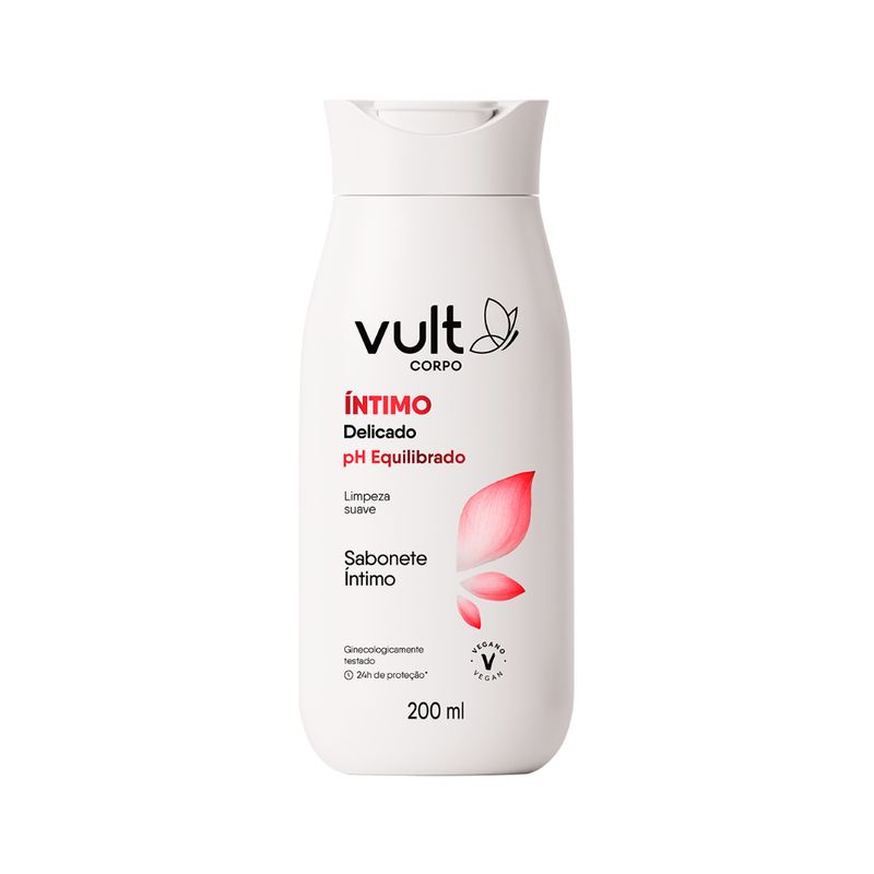 Sabonete Vult Corpo Liquido Intimo 200ml Delicado - farmagora