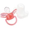 Chupeta-Kuka-Rosa-Decorada-Com-Argola-Bico-Silicone-N.2