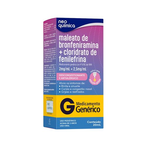 Bronfeniramina-fenilefrina-Neo-Quimica-20ml-Solucao-Gotas-2-25mg-ml--Generico