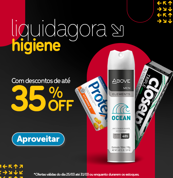Liquidagora higiene - 25/03 a 31/03