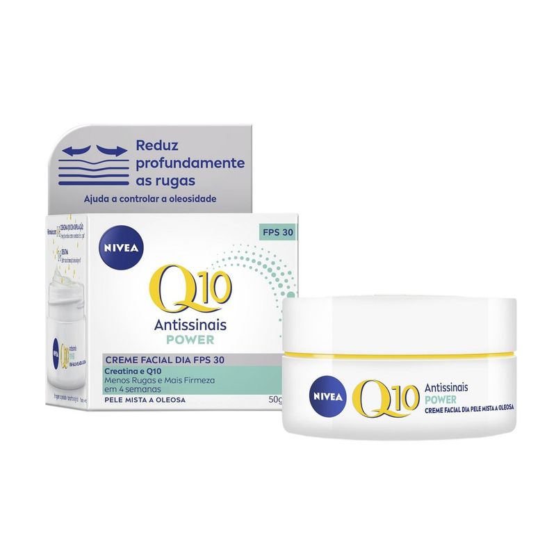 Nivea-Creme-Facial-Antissinais-Q10-Power-Dia-FPS-30-Pele-Mista-a-Oleosa-50g