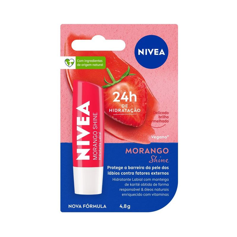 NIVEA-Hidratante-Labial-Morango-Shine-48g