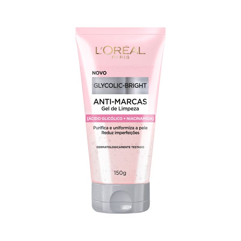 Gel-de-Limpeza-Anti-Marcas-Acido-Gicolico-e-Niacinamida--Loreal-Glycolic-Bright-150g