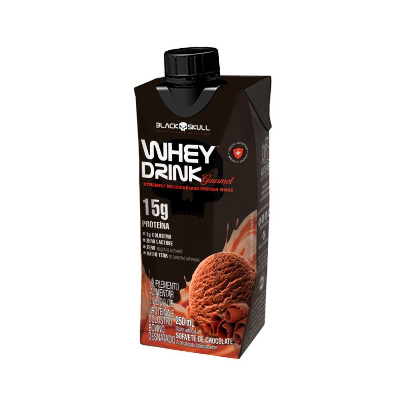 Suplemento-Alimentar-Liquido-de-Proteina-15g-de-Proteina-Sorvete-de-Chocolate-Black-Skull-Whey-Drink-Gourmet-250ml