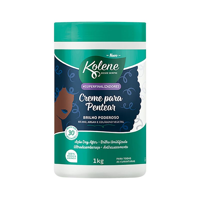 Creme-para-Brilho-Prolongado-Pentear-Kolene-Super-Finalizadore-1kg